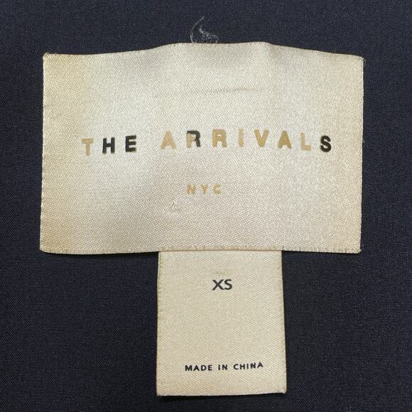 The Arrivals Halstrom Navy Blue Parka Shell Detachable Fur Trim Hood XS - Picture 5 of 5